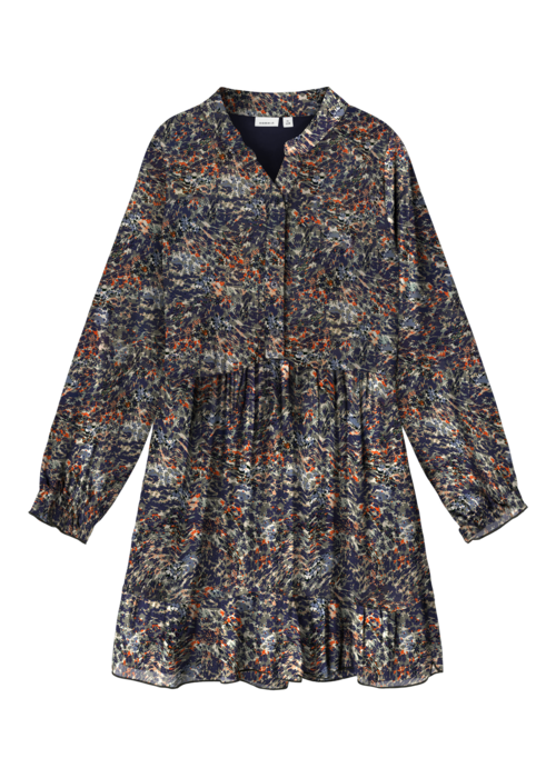 Name it Name It NKFOLINKU LS DRESS Mulled Basil