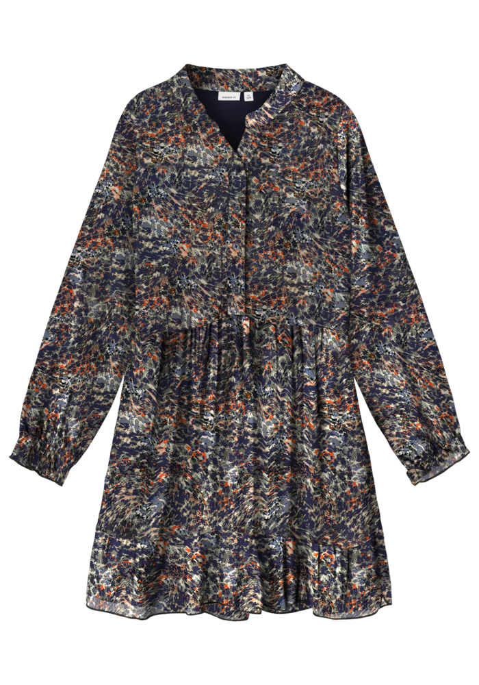 Name It NKFOLINKU LS DRESS Mulled Basil