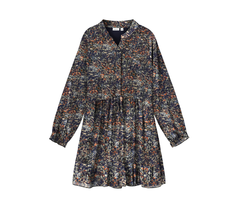 Name It NKFOLINKU LS DRESS Mulled Basil