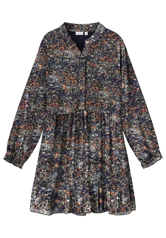 Name It NKFOLINKU LS DRESS Mulled Basil