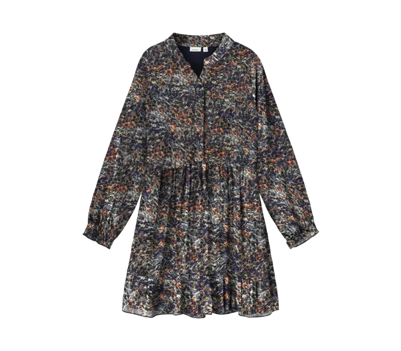 Name It NKFOLINKU LS DRESS Mulled Basil