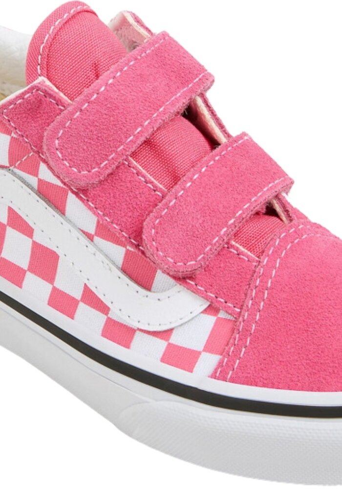 Vans Old Skool V COLOR THEORY CHECKERBOARD HONEYSUCKLE