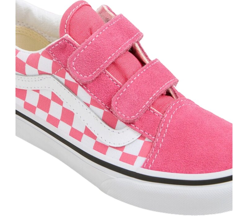 Vans Old Skool V COLOR THEORY CHECKERBOARD HONEYSUCKLE
