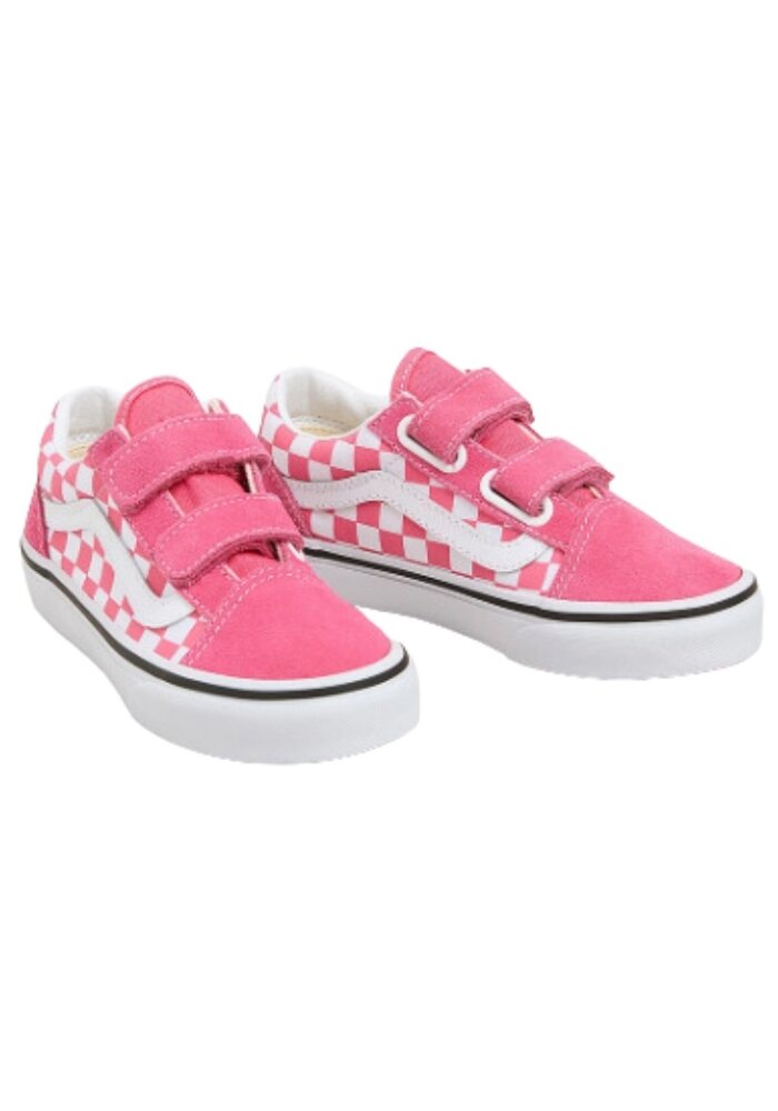 Vans Old Skool V COLOR THEORY CHECKERBOARD HONEYSUCKLE