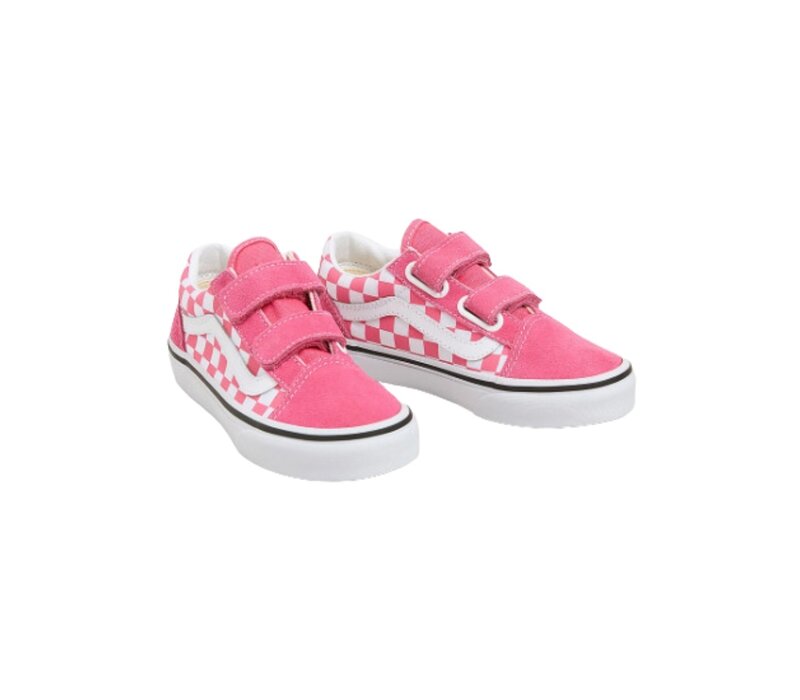 Vans Old Skool V COLOR THEORY CHECKERBOARD HONEYSUCKLE