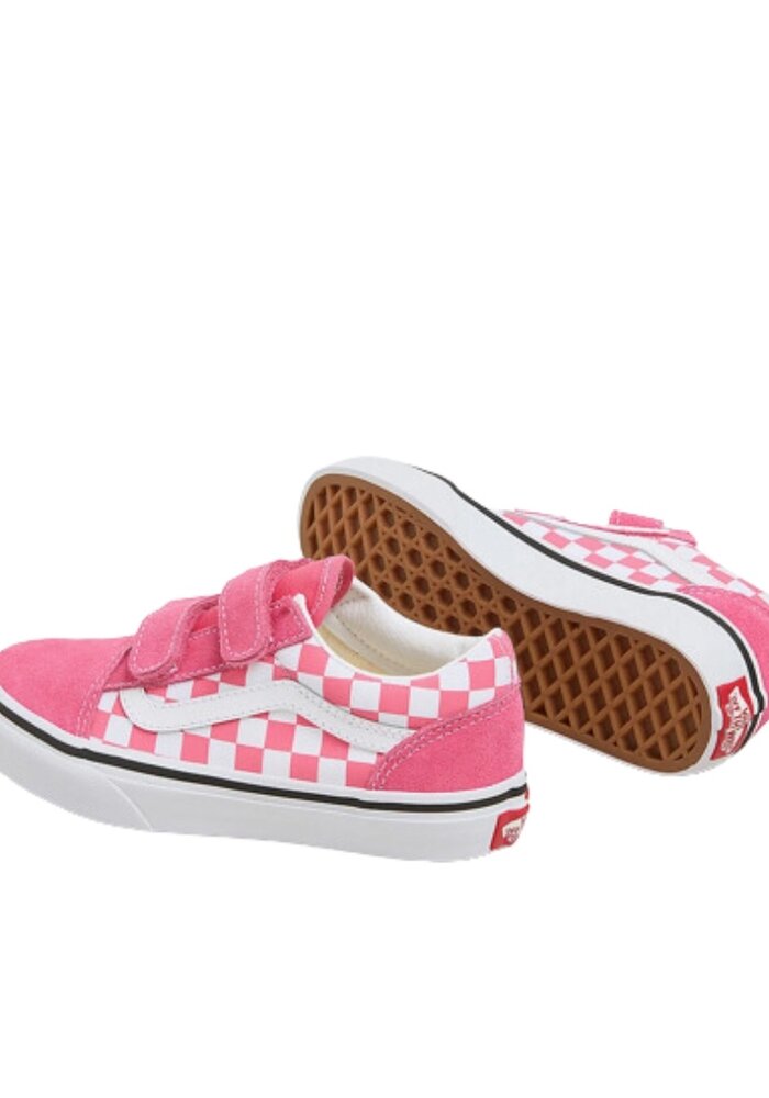 Vans Old Skool V COLOR THEORY CHECKERBOARD HONEYSUCKLE