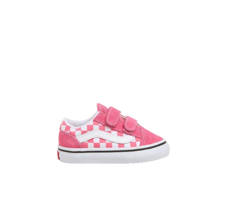 Vans Old Skool V COLOR THEORY CHECKERBOARD HONEYSUCKLE
