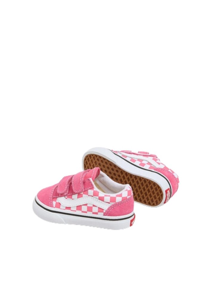 Vans Old Skool V COLOR THEORY CHECKERBOARD HONEYSUCKLE