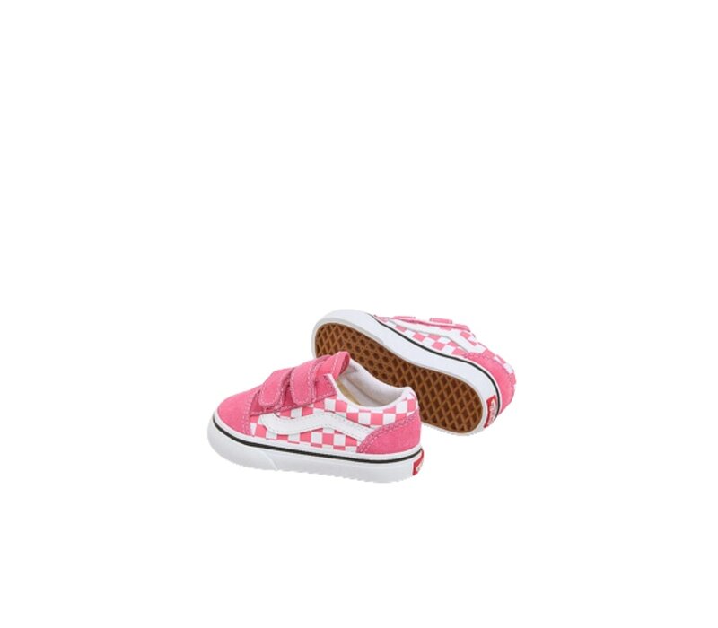 Vans Old Skool V COLOR THEORY CHECKERBOARD HONEYSUCKLE