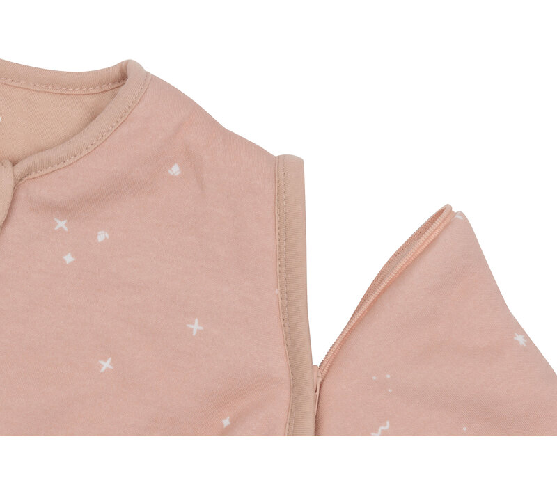 Jollein Baby Slaapzak met Afritsbare Mouw Twinkling - Wild Rose