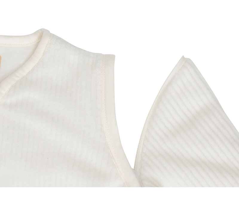 Jollein Baby Slaapzak met Afritsbare Mouw Rib - Ivory