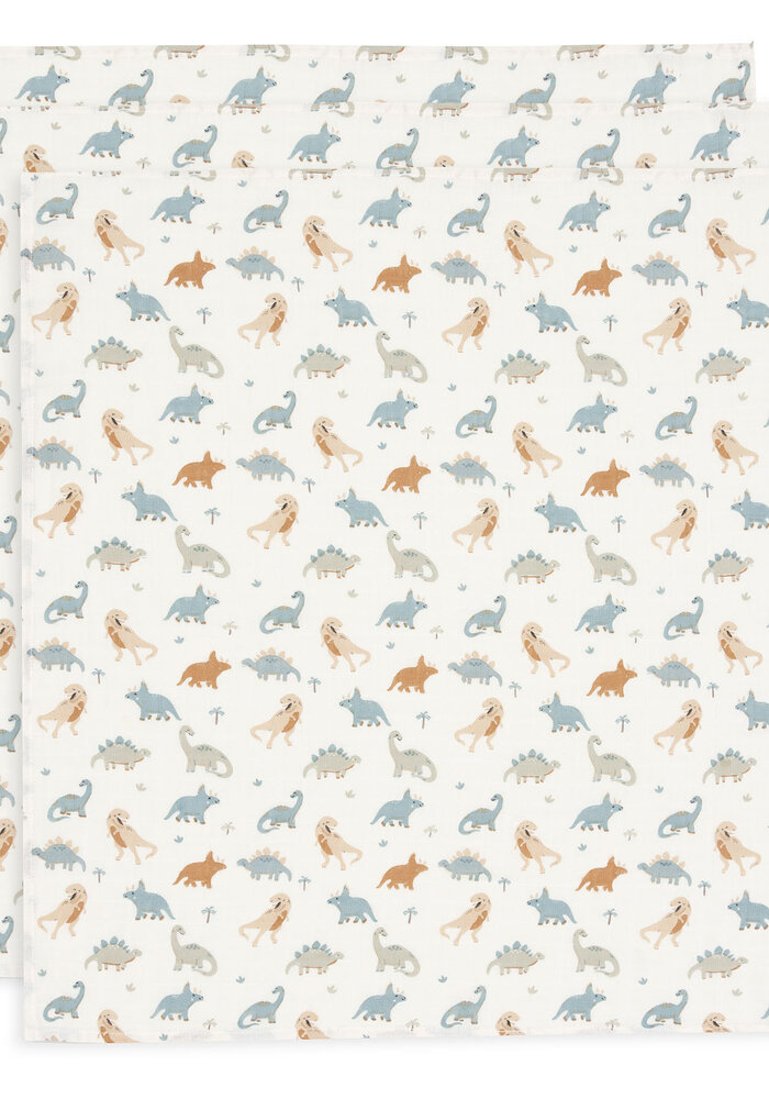 Jollein Hydrofiel Multi Doek Small 70x70 Roarsome (3-pack)