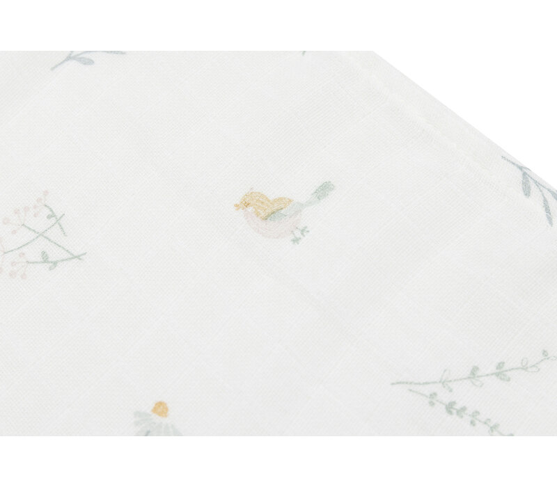 Jollein Hydrofiel Multi Doek Small 70x70 Lovely Birds  (3-pack)