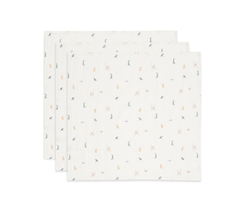 Jollein Hydrofiele Doek Small 70x70cm - Jungle Jambo - 3