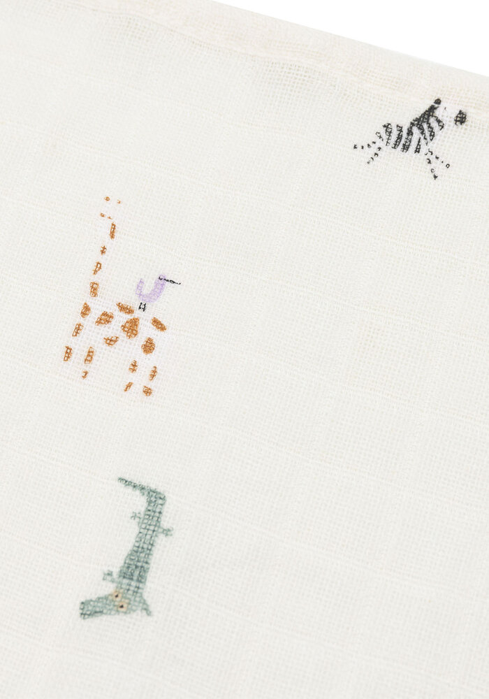 Jollein Hydrofiele Doek Small 70x70cm - Jungle Jambo - 3