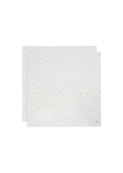 Jollein Jollein Hydrofiel Multi Doek Large 115x115 Lovely Birds (2-pack)