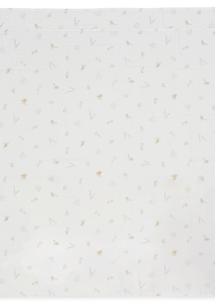 Jollein Hydrofiel Multi Doek Large 115x115 Lovely Birds (2-pack)