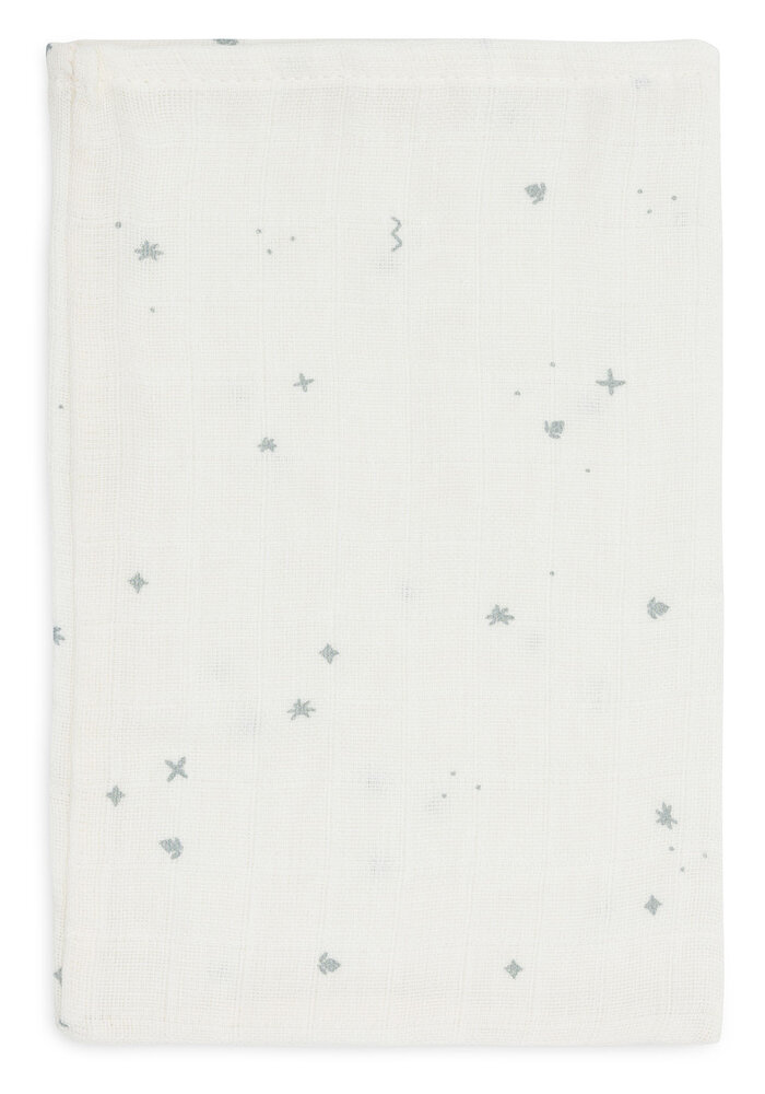 Jollein Washandje Hydrofiel Twinkling Sea Green  (2 pack)