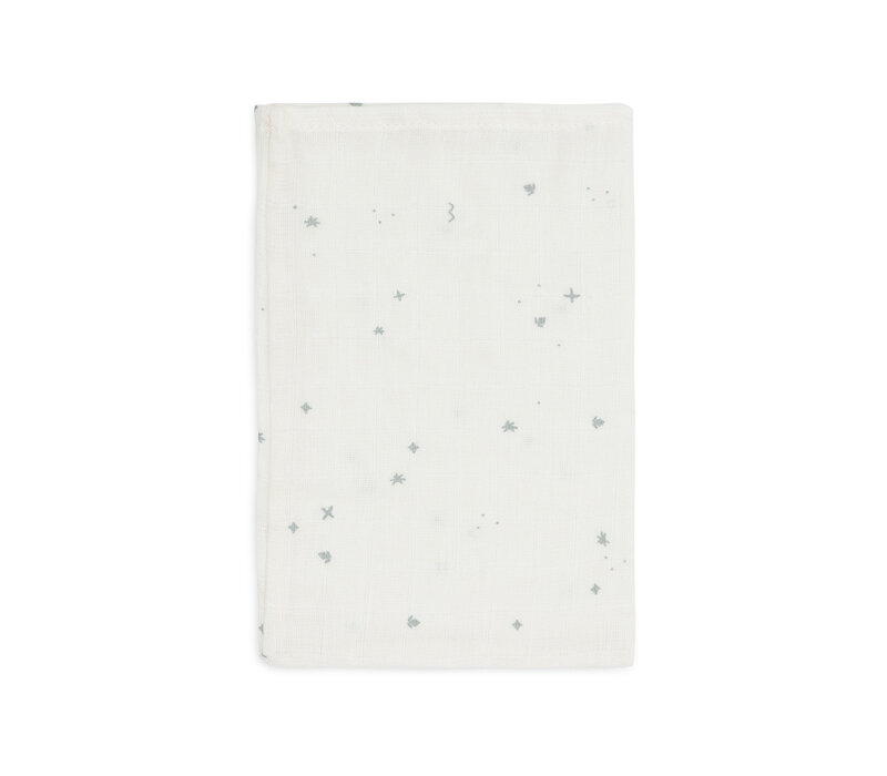 Jollein Washandje Hydrofiel Twinkling Sea Green  (2 pack)