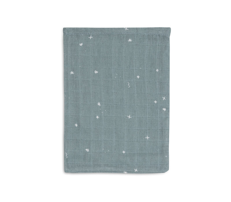Jollein Washandje Hydrofiel Twinkling Sea Green  (2 pack)