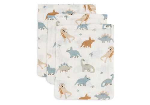 Jollein Jollein Washandje Hydrofiel Roarsome  (2 pack)