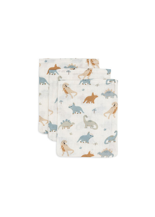 Jollein Jollein Washandje Hydrofiel Roarsome  (2 pack)