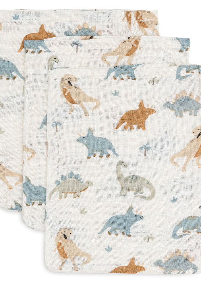 Jollein Washandje Hydrofiel Roarsome  (2 pack)