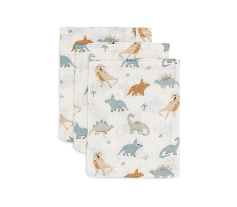 Jollein Washandje Hydrofiel Roarsome  (2 pack)