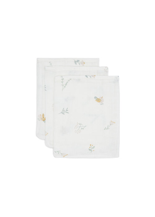 Jollein Jollein Washandje Hydrofiel Lovely Birds (2 pack)