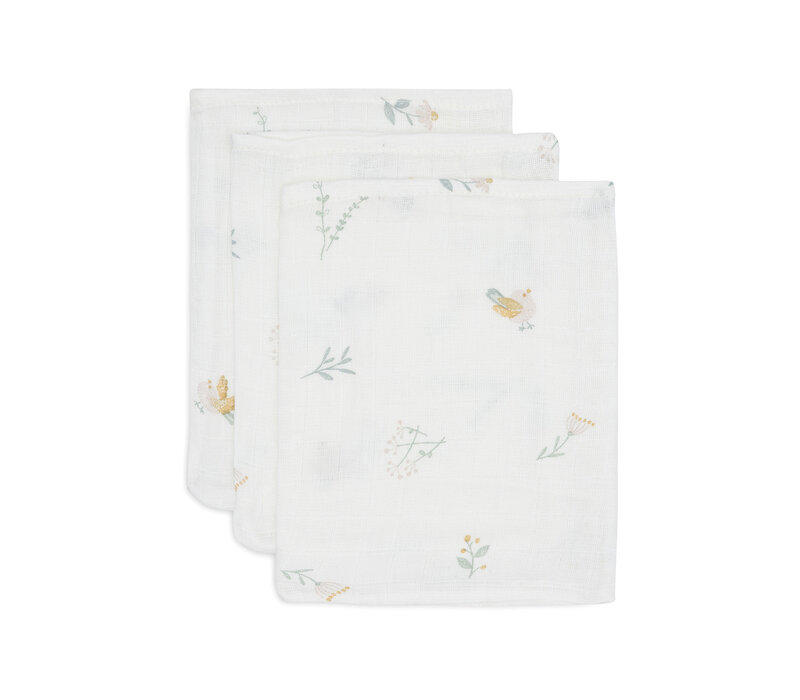 Jollein Washandje Hydrofiel Lovely Birds (2 pack)