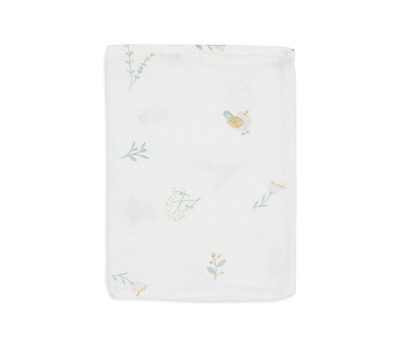 Jollein Washandje Hydrofiel Lovely Birds (2 pack)