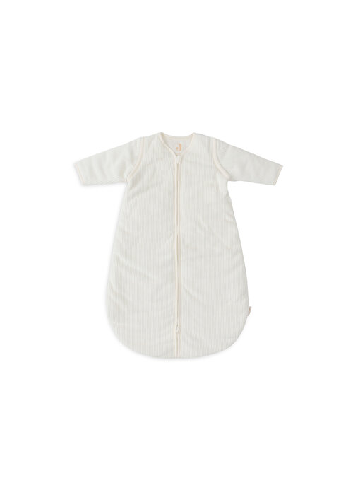 Jollein Jollein Slaapzak met afritsbare mouw Rond 60cm Rib Ivory