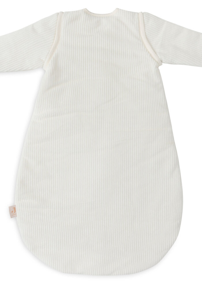 Jollein Slaapzak met afritsbare mouw Rond 60cm Rib Ivory