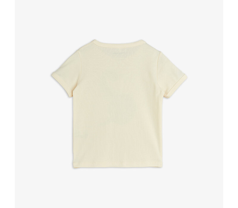 Mini Rodini Snake sp ss tee Offwhite