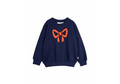 Mini Rodini Mini Rodini Bow application sweatshirt Blue