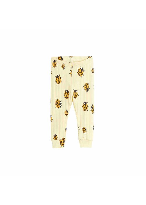 Mini Rodini Mini Rodini Ladybugs aop leggings Yellow