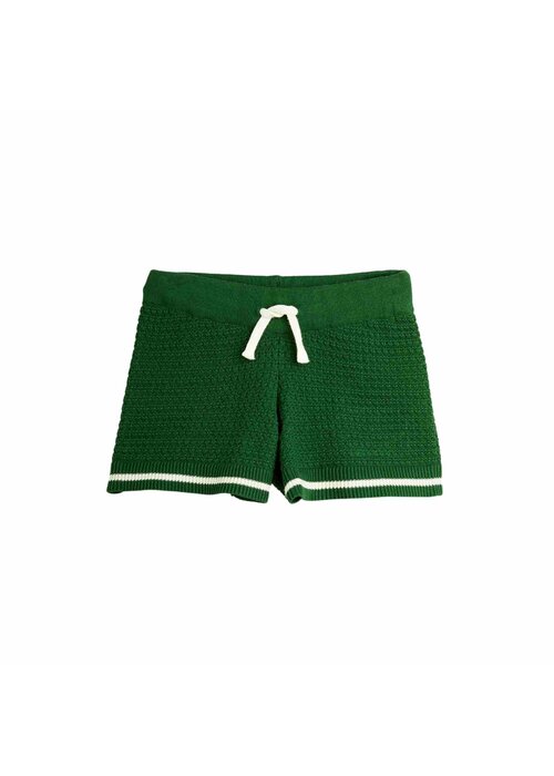 Mini Rodini Mini Rodini Crochet knit shorts Green