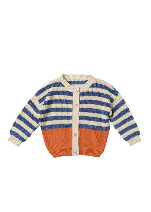 Your Wishes Your Wishes Stripe Knit | Relaxed Cardigan Multicolor