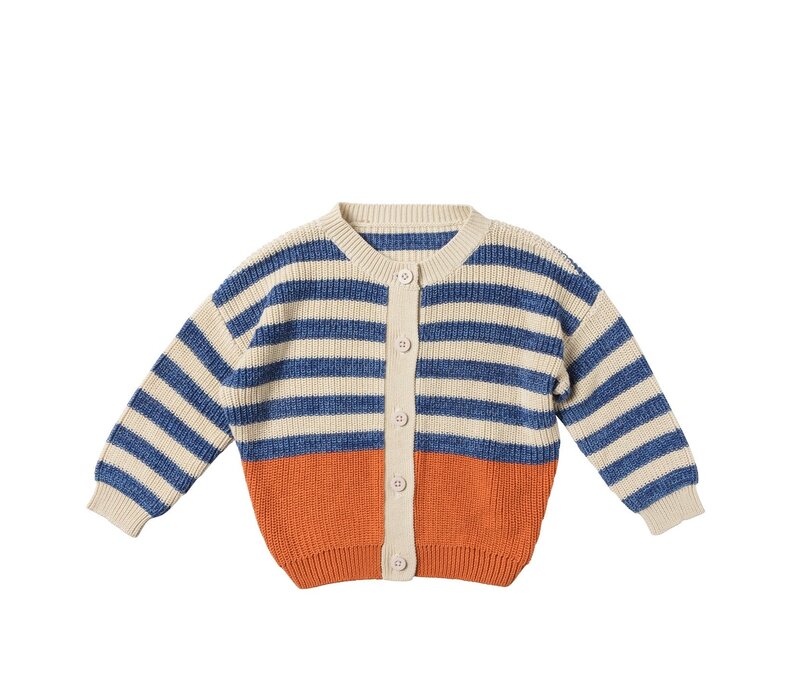 Your Wishes Stripe Knit | Relaxed Cardigan Multicolor