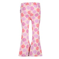 Jubel Flared broek AOP - Picknick Perfect Koraal