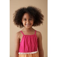 Jubel Jurk voile - Samba Shake Fuchsia