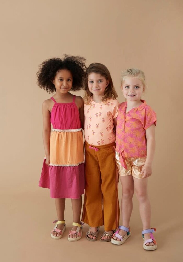 Jubel Jurk voile - Samba Shake Fuchsia