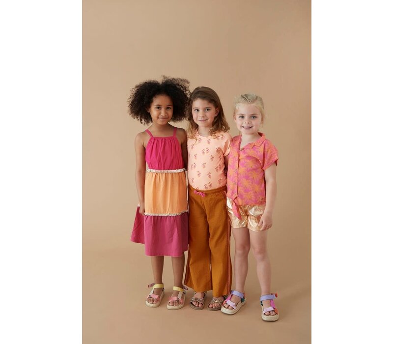 Jubel Jurk voile - Samba Shake Fuchsia