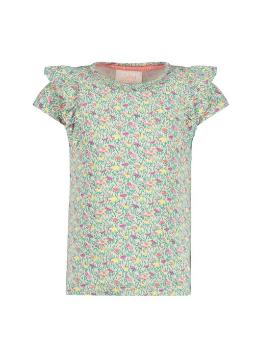 Jubel Jubel T-shirt AOP - Picknick Perfect Groen