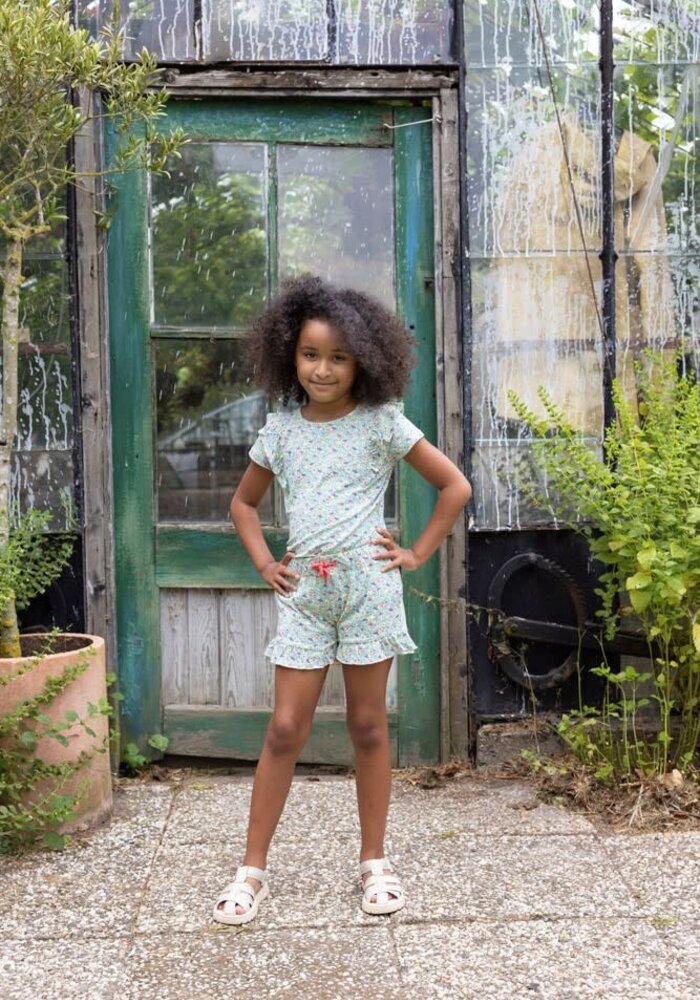 Jubel T-shirt AOP - Picknick Perfect Groen