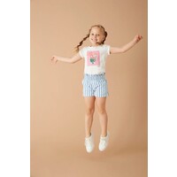 Jubel Short streep - Summer Denims Indigo