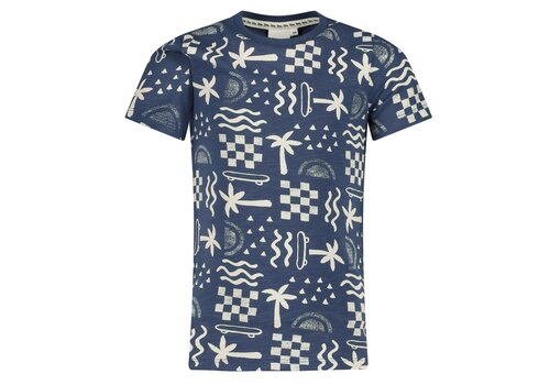 Sturdy Sturdy T-shirt AOP - Explore More Indigo