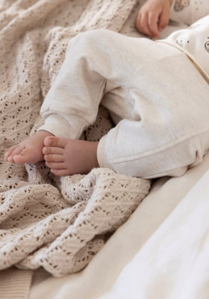 Feetje Broek - Cute Cookie Offwhite melange