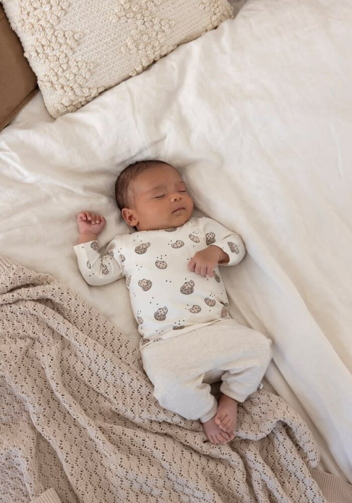 Feetje Broek - Cute Cookie Offwhite melange