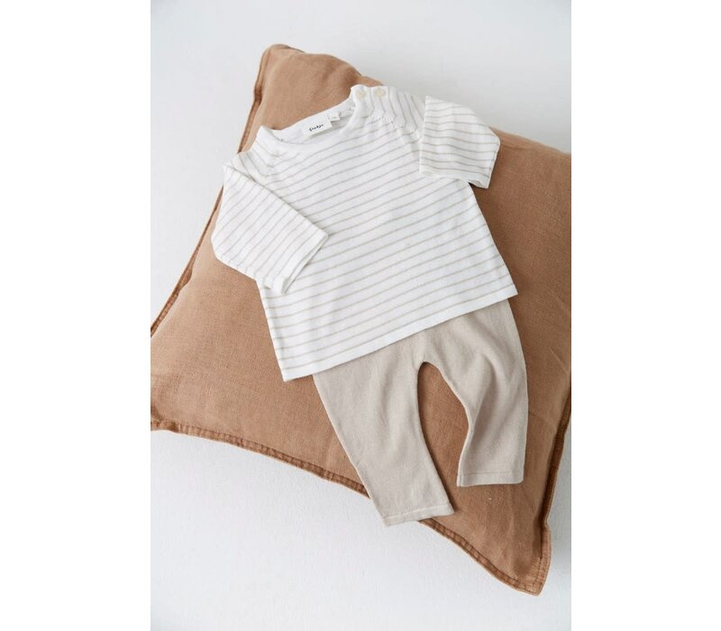 Feetje Broek gebreid - Essential Knits Taupe
